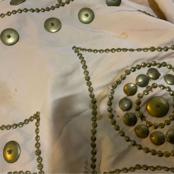 Haute Hippie Black 100% Silk Beaded Embellished Tunic Mini Dress, M - Picture 9 of 9